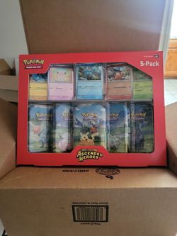 Ascended Heroes 5 pack Tins