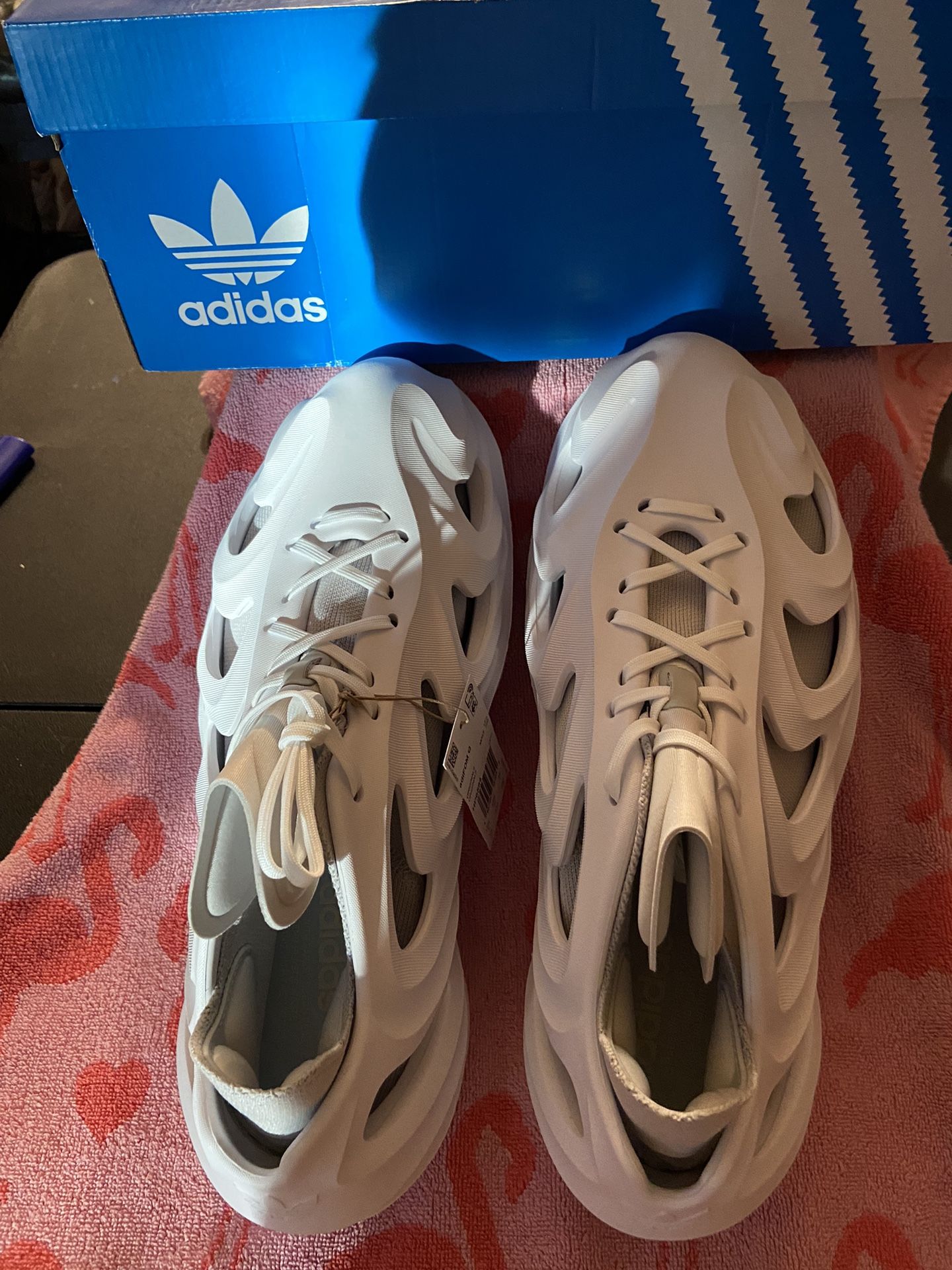Adidas Adi Don Q Size 13 White With Grey Inside Yes They Are Real