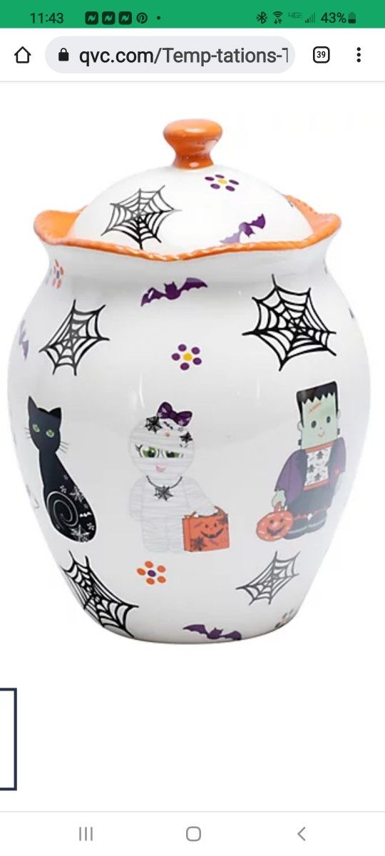 Boo-fetti Cookie Jar 