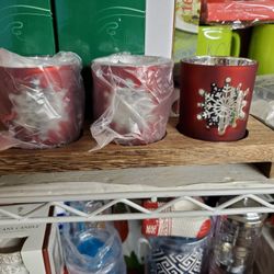 Hallmark New Trio Votive Candle Holder Set W Tray