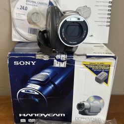 SONY DCR-DVD405 3MP 10x Optical Zoom NTSC 2.7" Wide LCD DVD Handycam Camcorder
