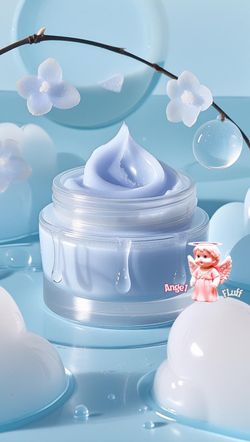 Cloud Fluff Overnight Face Peptide Cream Moisturizer