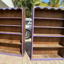 Free wood bookshelves