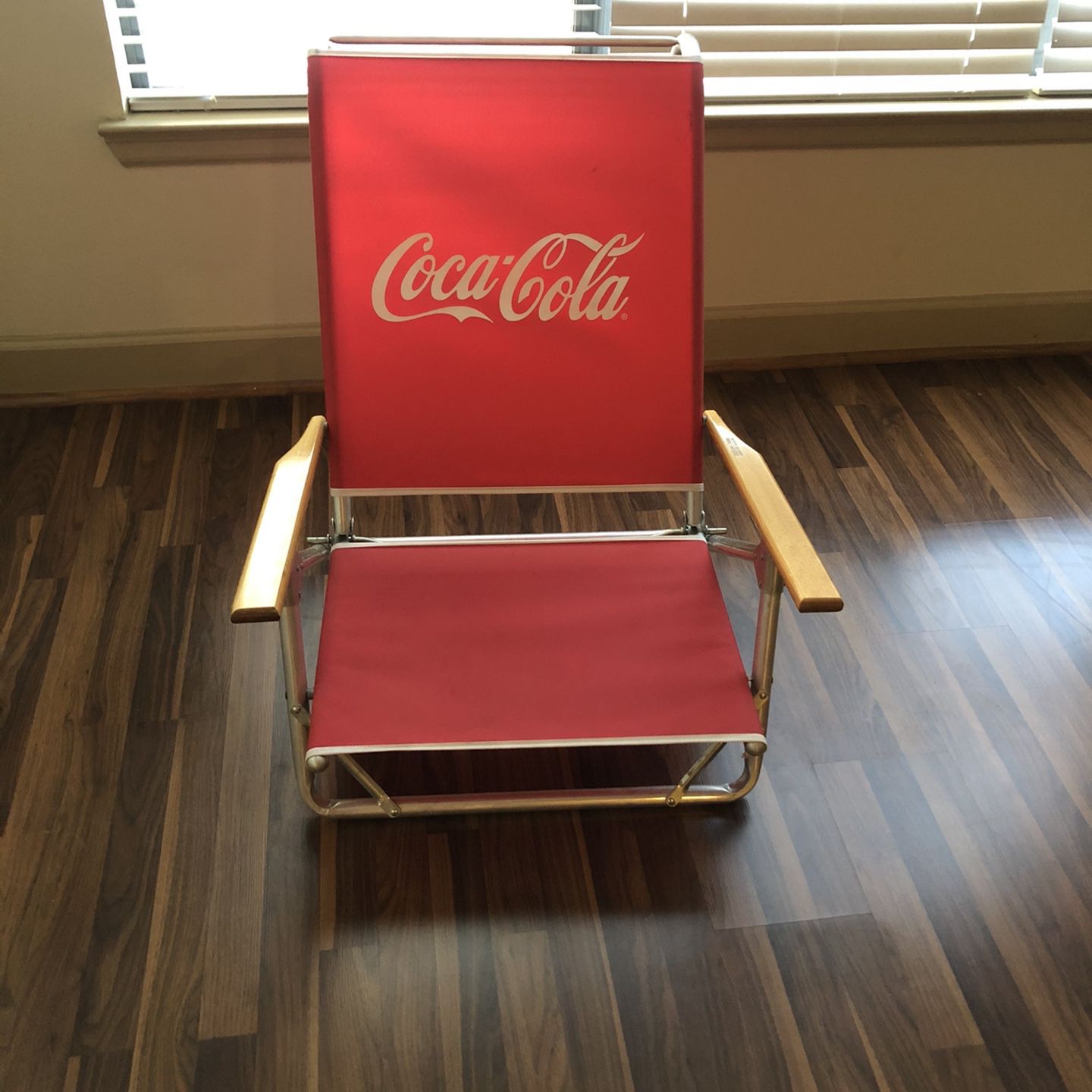 Vintage Coca Cola Foldable Beach Chair, By Telescope Casual
