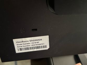22 inch view sonic computer monitor
