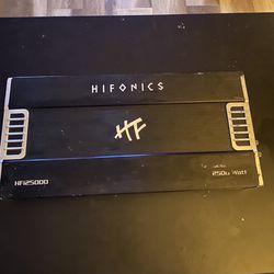 Hifonics Amplifier 2 Ch 2500 Watts