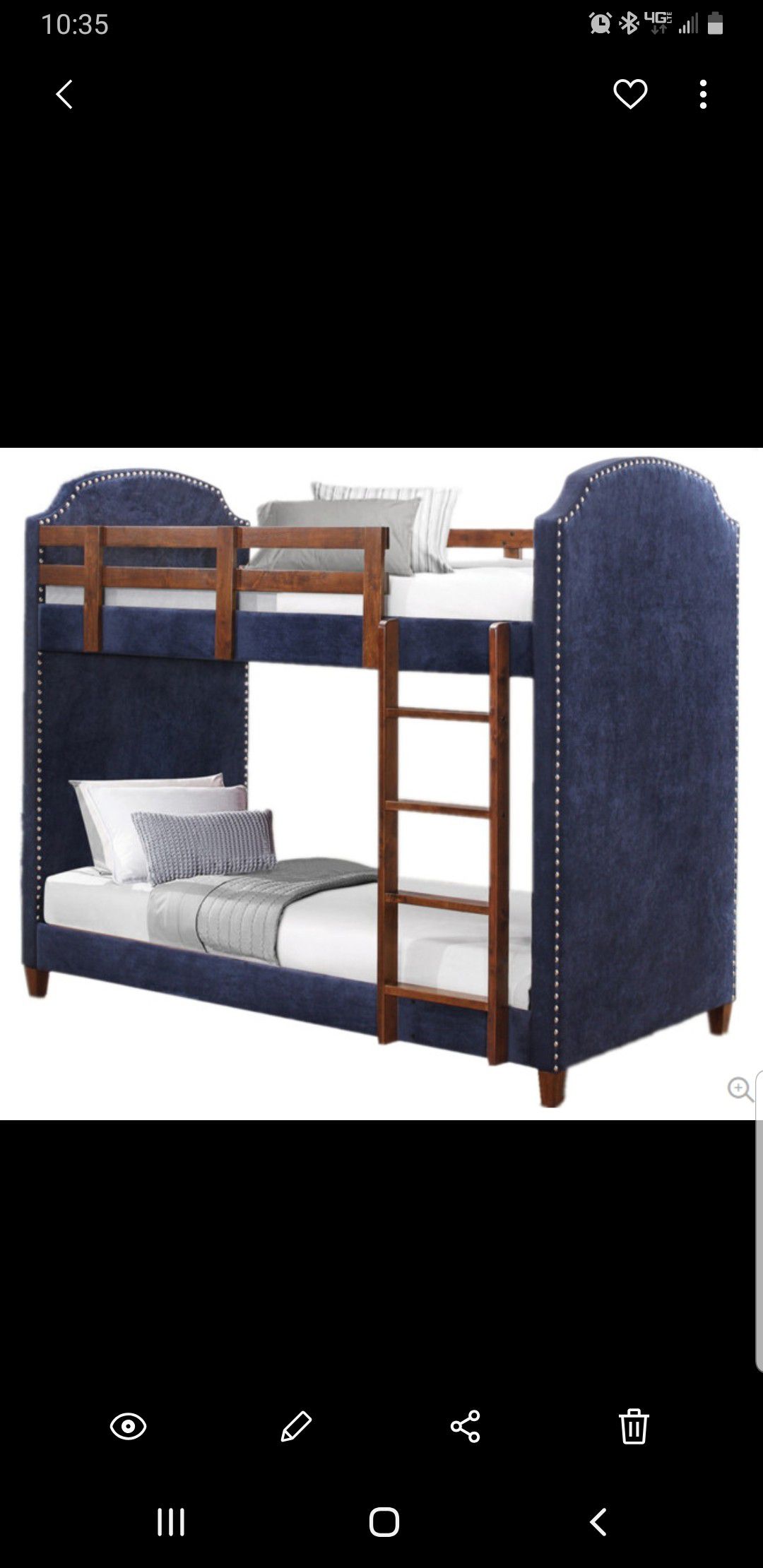 New twin over twin bunk bed tax included free delivery