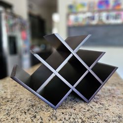 Crate and Barrel Butterfly Wine Rack - Holds 8