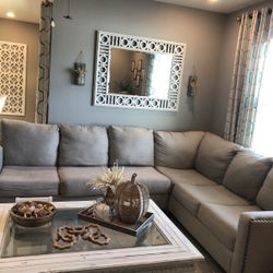 Gray Sectional- *NO Delivery*