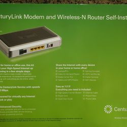 CenturyLink Actiontec C1000A DSL Modem and Wireless-N Router 