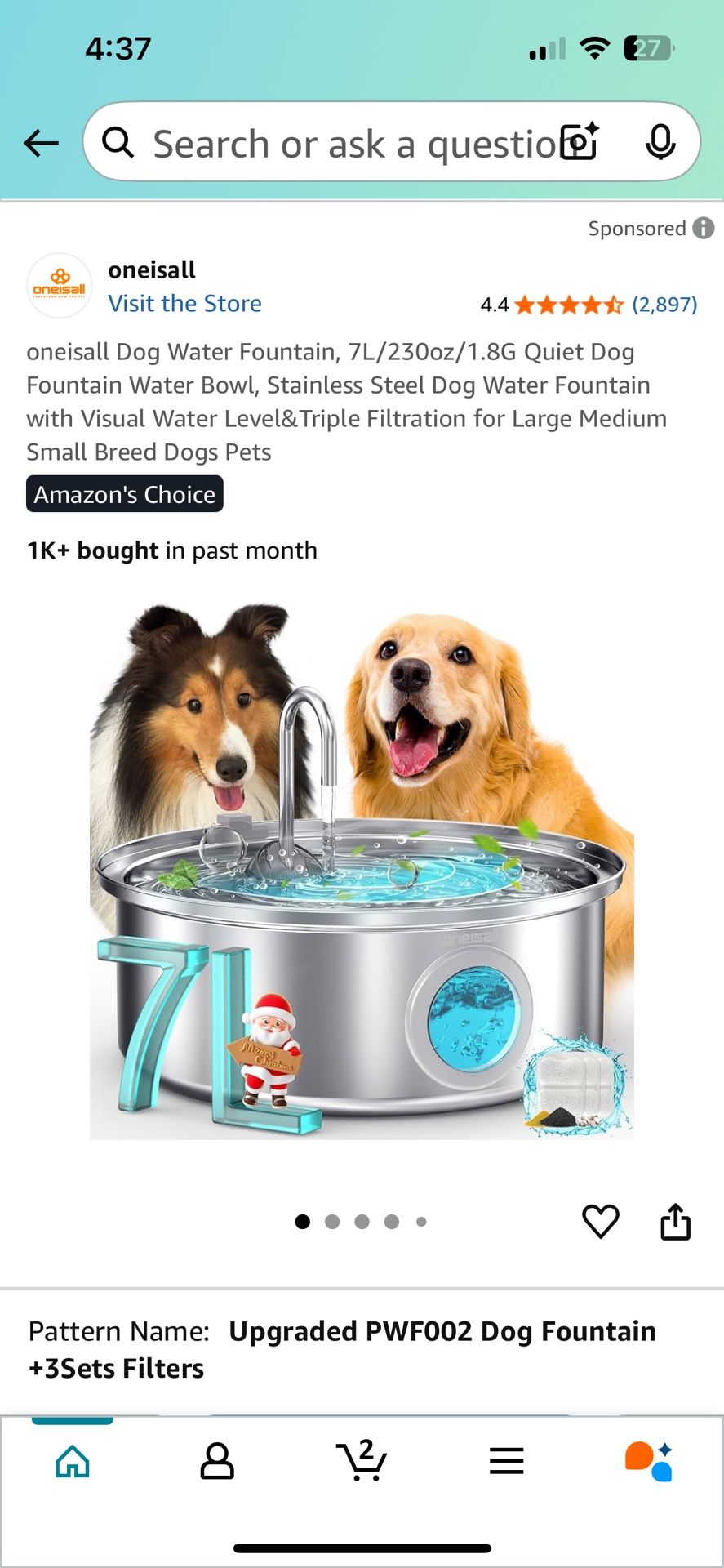 Dog Water Fountain