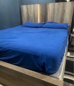 King bed frame No mattress included