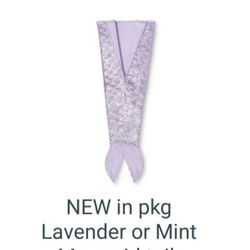 New Kid mermaid tail blanket - Lavendar Color (mint Sold)