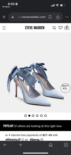 Steve Madden Teacup Heels Blue