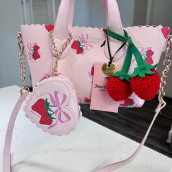 Juicy Couture Strawberry Shoulder Bag
