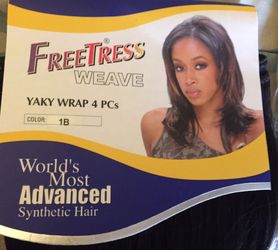 Freetress weave synthetic hair color black new