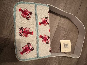 Lobster beaded bag