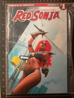 Red Sonja #1, Vol. 4 (Exclusive), still bagged, Dynamite Entertainment, bag+board
