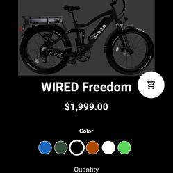 Wired Freedom Ebike 2024 Model E-bike