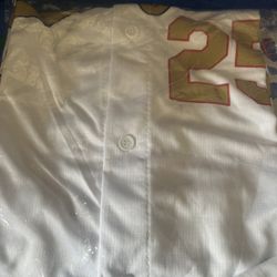 Dodgers Golden Jersey SGA 6/18/25 Tommy Edman Xl Jersey #25