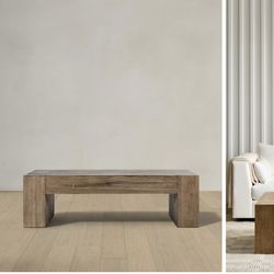 Quince Reclaimed Oak Waterfall Coffee Table