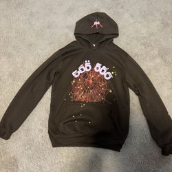 555 555 Sp3der Hoodie