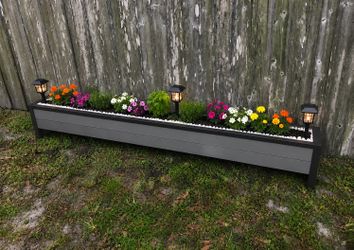 Modern plant box 8 feet long