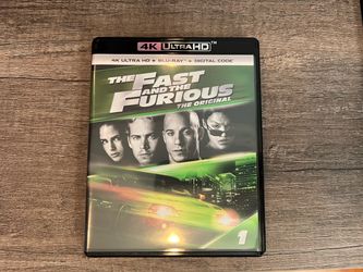 The Fast and the Furious 4K UHD Blu-ray
