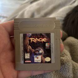 Authentic Original Game Boy Primal Rage Game 