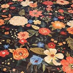 New 8x10 Machine Washable Area Rug 
