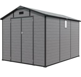New in Box 8x6 FT Outdoor Storage Shed Resin Garden Shed with Thick Floor Plastic Storage Shed