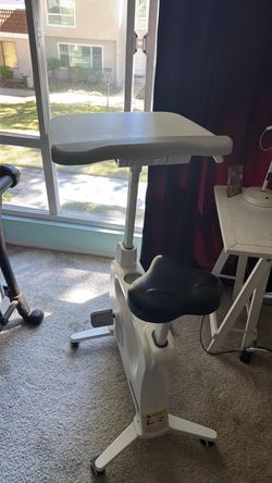 Excersize bike desk