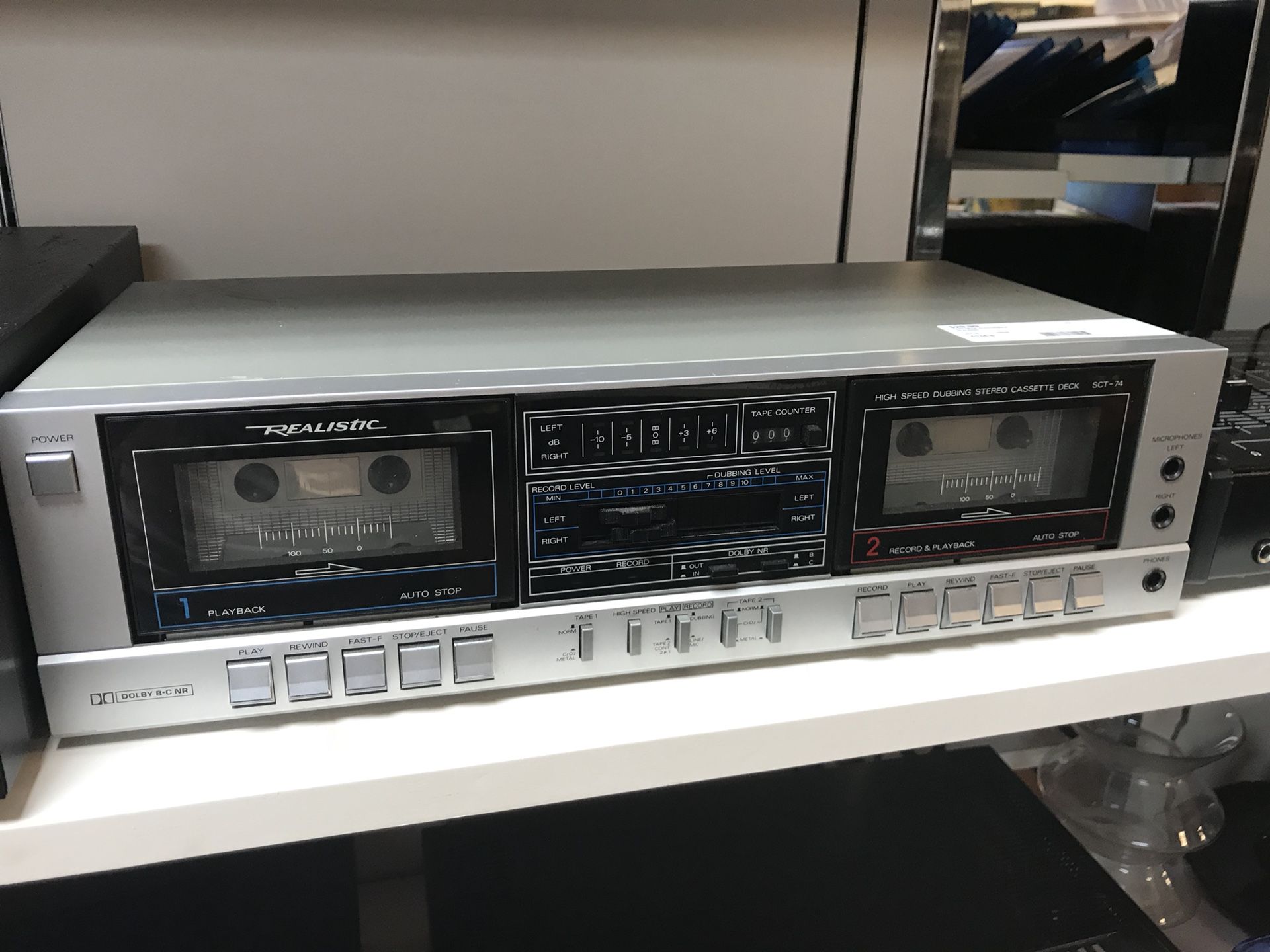Realistic tape deck