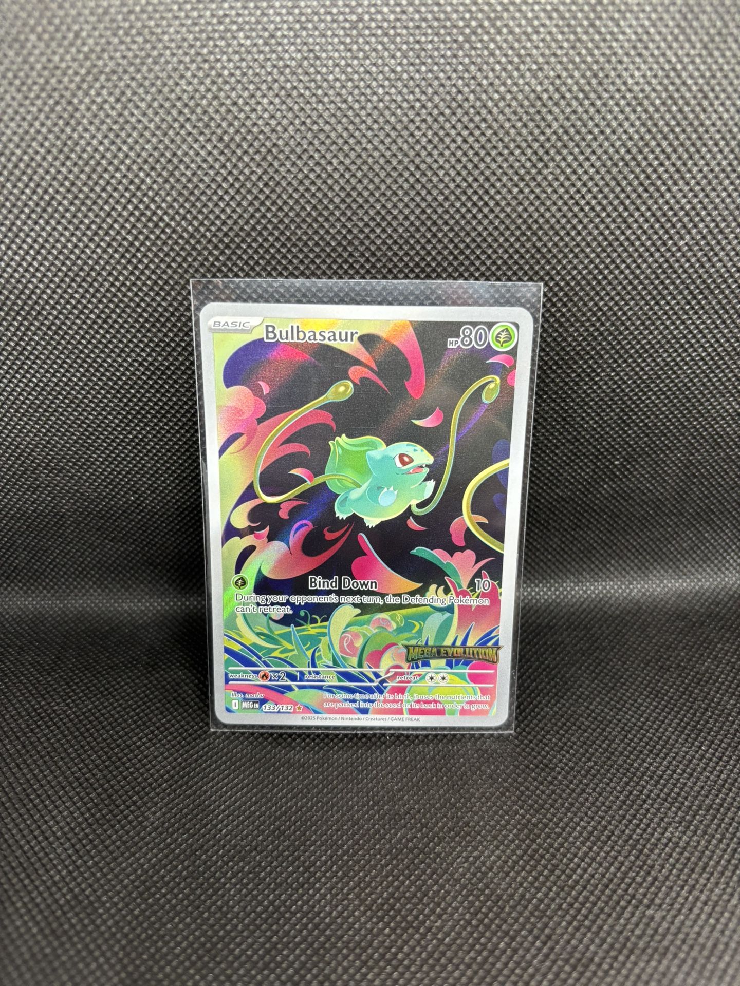 Bulbasaur 133/132 Pokemon TCG Mega Evolution Stamped Promo 
