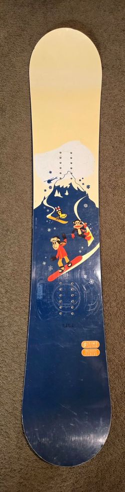 Sims Tina Basich snowboard featuring Paul Frank graphics