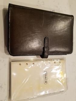 Vintage Coach Leather Address Book