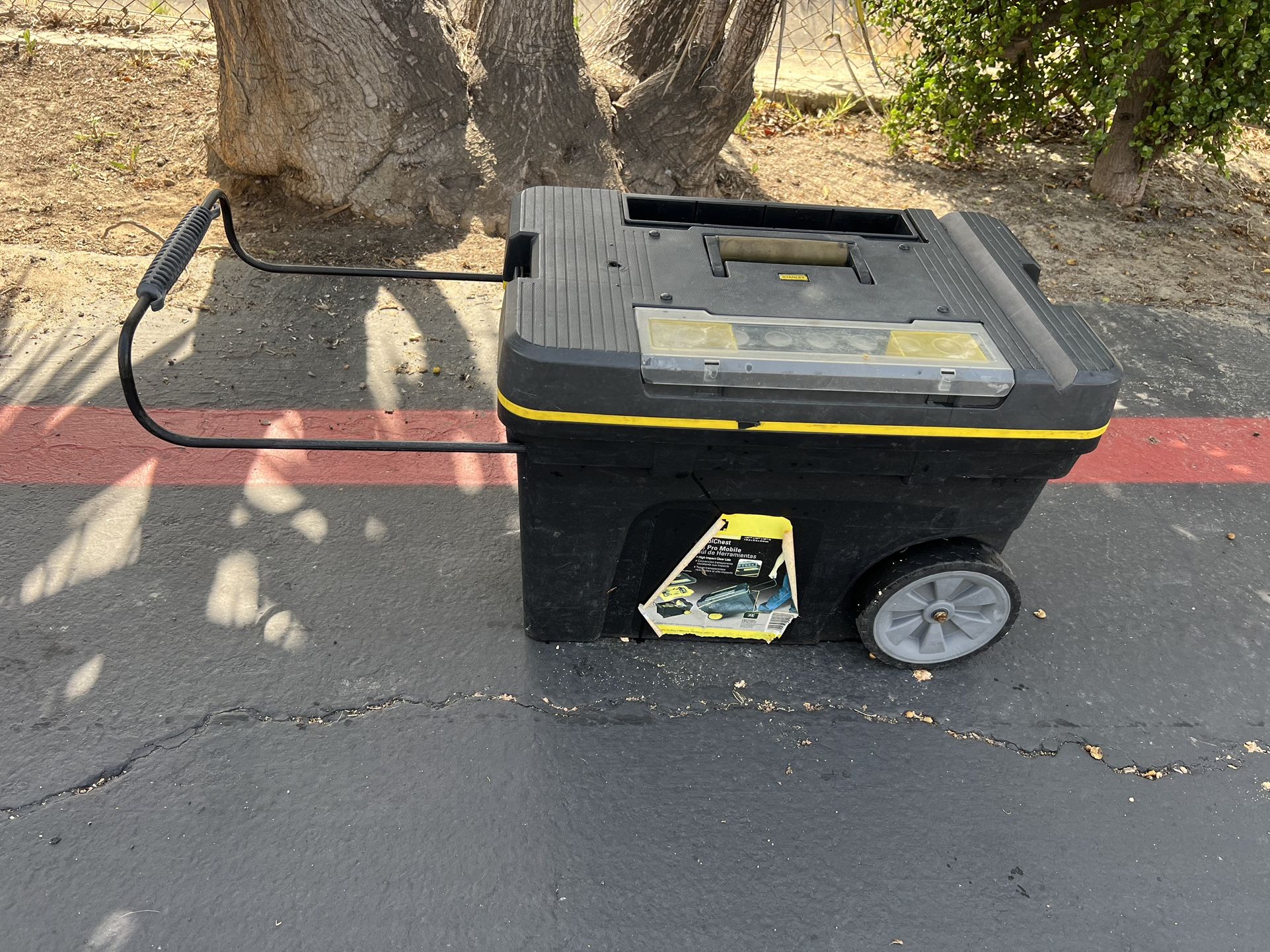 Toolbox with tools