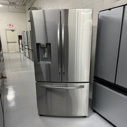 New Fridge French Door Stainless Steel Water Ice In Door 1 Year Warranty 