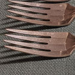 Antique Silverware 6 Forks