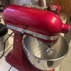 Kitchen aid 5 quartos  Design  apple red