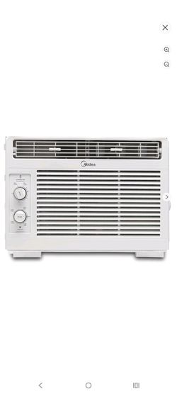 Midea 5,000 BTU 150 Sq ft Mechanical Window Air Conditioner, White,