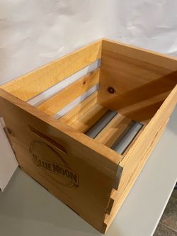 Blue Moon Brewing Company Branded Wooden Crate