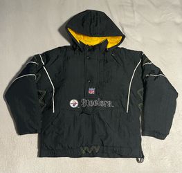 Vintage Hooded Starter Pro Line Pittsburgh Steelers Jacket Large NFL Football