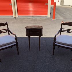 Pair Of Beautiful Italian Accent Chairs