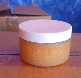 Josie Maran Argan Sugar Balm Body Scrub (4.4 oz, Baked Lemon Bliss scent).
