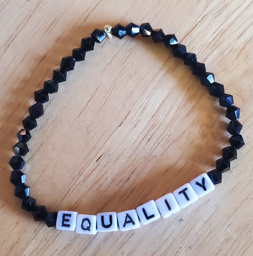 EQUALITY bracelet.