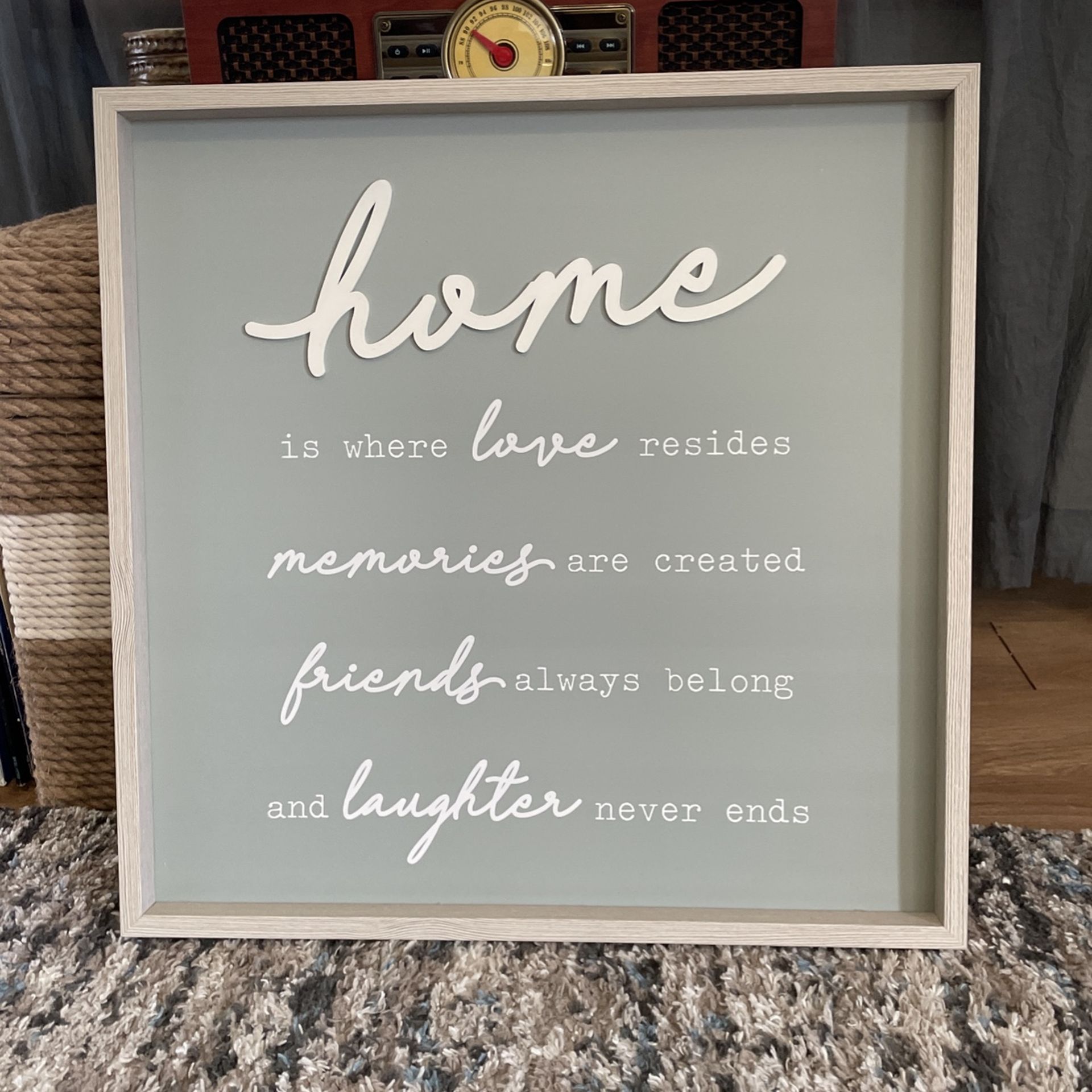 Framed Home Is Where We Resides