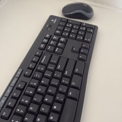 Logitech mouse and keyboard