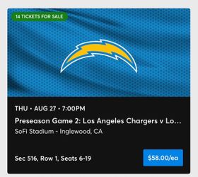 Chargers vs Rams 8/27