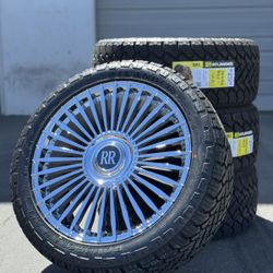 22" CHROME Wheels NEW Rims and Tires Range Rover Autobiography HSE Sport Land Rover Black 5x120 LR4 LR3